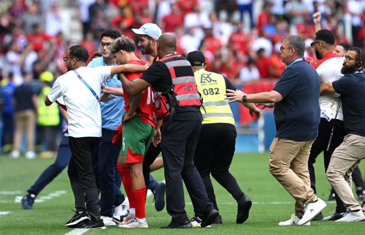 من مباراة المغرب والأرجنتين