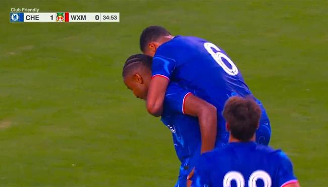 هدف تشيلسي الاول في مرمي ريكسهام نكونكو