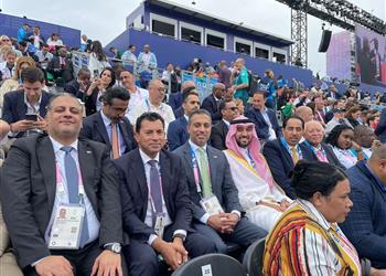صور وزير الرياضة يحضر حفل افتتاح أولمبياد باريس ويحدد عدد الميداليات المتوقعة لـ مصر