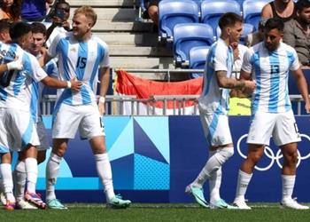 فيديو فرنانديز يسجل هدف الأرجنتين الثالث أمام العراق في أولمبياد باريس