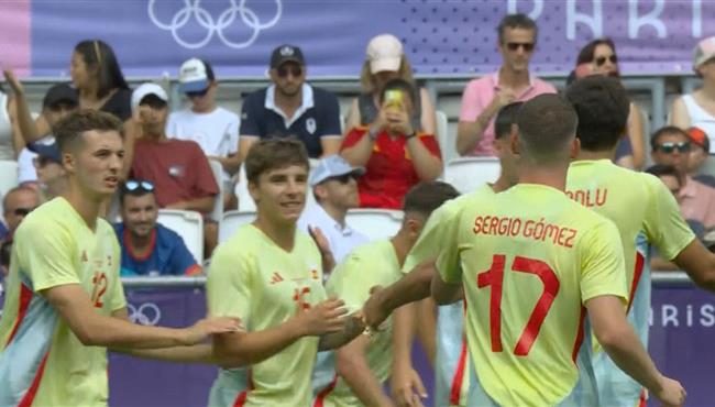 هدف اسبانيا الثالث في مرمي الدومينيكان بأولمبياد باريس