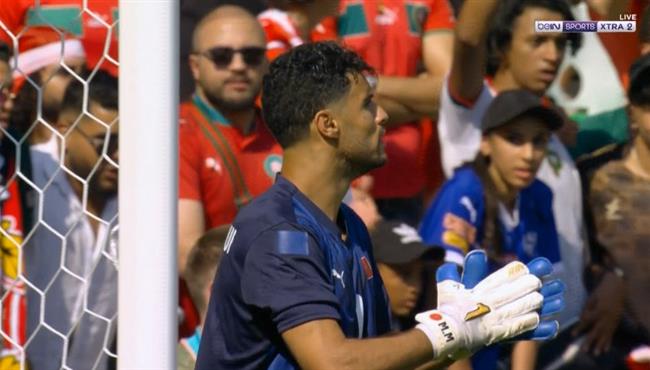 منير المحمدي ينقذ مرماه من هدف امام أوكرانيا بأولمبياد باريس