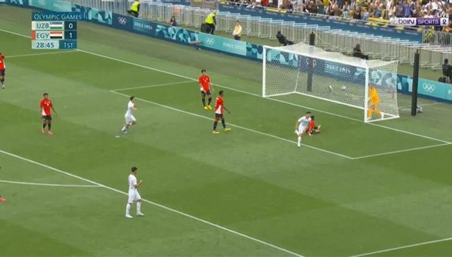 هدف اوزباكستان الملغي امام مصر في اولمبياد باريس