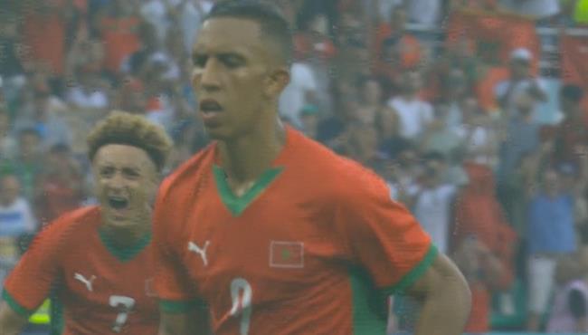 هدف سفيان رحيمي في مرمي أوكرانيا بأولمبياد باريس