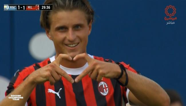 هدف تعادل ميلان مع مانشستر سيتي 1 1 مباراة ودية