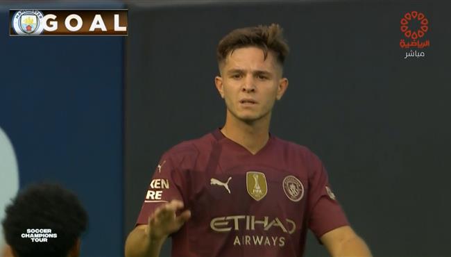 هدف تعادل مانشستر سيتي مع ميلان 2 2 مباراة ودية