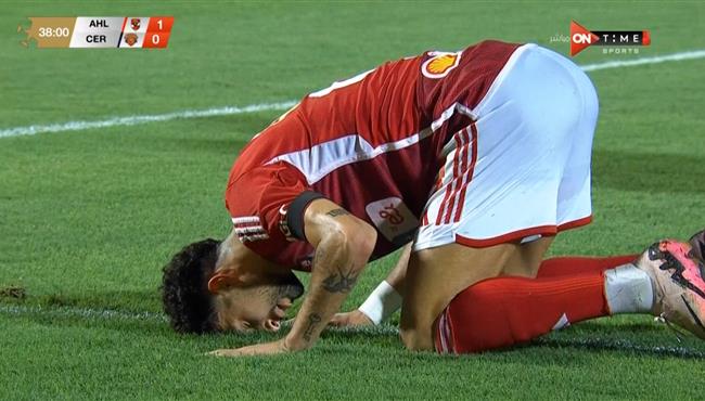 هدف وسام ابو علي الاول في مرمي سيراميكا كليوباترا بالدوري المصري