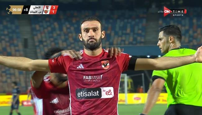 هدف عمر كمال عبد الواحد في مرمي سيراميكا كليوباترا