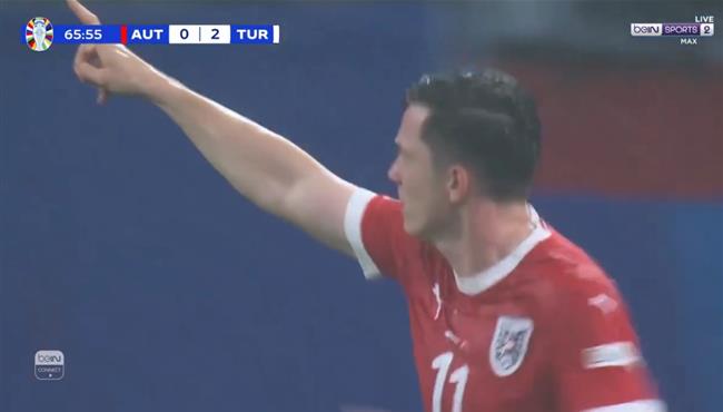 هدف النمسا الاول في مرمي تركيا بيورو 2024