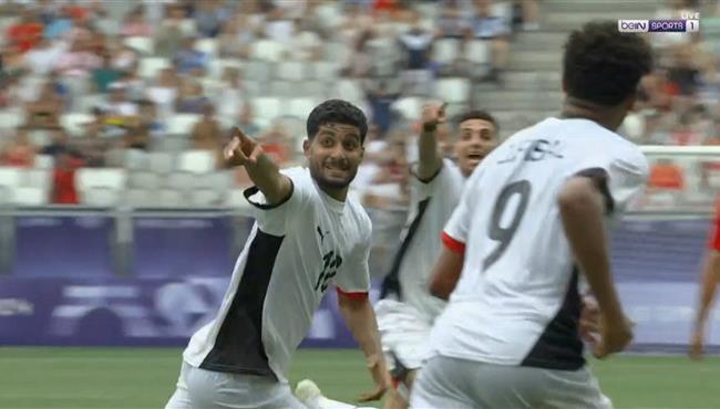 هدف ابراهيم عادل الاول العالمي في مرمي اسبانيا باولمبياد باريس