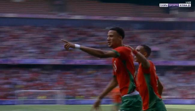 هدف المغرب الاول في مرمي العراق بـ اولمبياد باريس