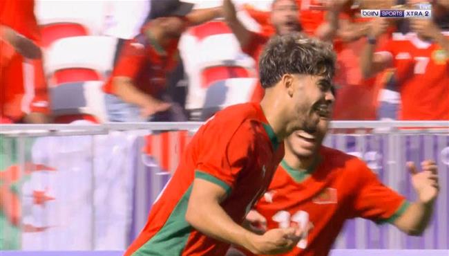 هدف عبد الصمد الزلزولي الرائع في مرمي العراق بـ اولمبياد باريس