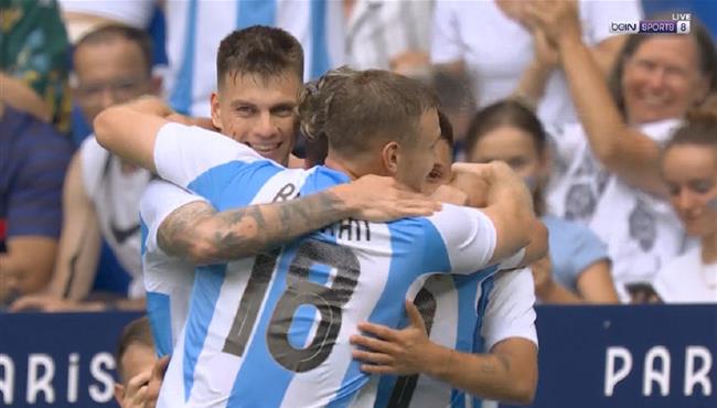 اهداف مباراة الارجنتين واوكرانيا 2 0 اولمبياد باريس