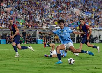 فيديو برشلونة فليك يجرع مانشستر سيتي الهزيمة الثالثة الودية في أمريكا