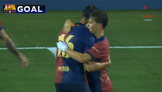 هدف برشلونة الثاني في مرمي مانشستر سيتي