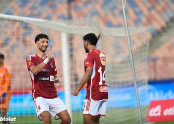 فيديو وسام أبو علي يسجل هدف الأهلي الأول أمام الداخلية