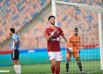 فيديو وسام أبو علي يسجل الهدف الأهلي الثاني أمام الداخلية