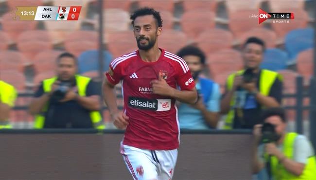 هدف احمد عبد القادر الملغي في مرمي الداخلية بالدوري المصري