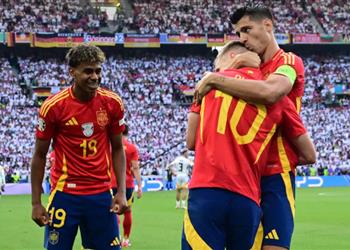 رجل مباراة إسبانيا وألمانيا في يورو 2024