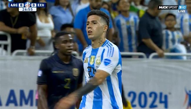 فرنانديز كاد ان يسجل هدف امام الاكوادور في كوبا امريكا