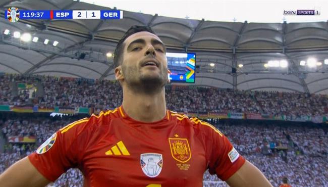هدف فوز اسبانيا القاتل علي المانيا 2 1 ميكيل ميرينو