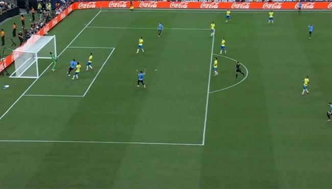 داروين نونيز يهدر فرصة هدف محقق امام البرازيل بكوبا امريكا