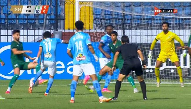 استلام ومراوغه رائعة مصطفي فتحي كاد ان يسجل هدف اول لبيراميدز امام الاتحاد