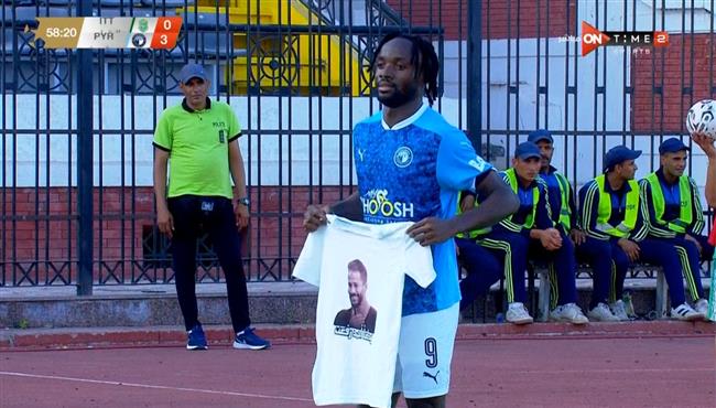 هدف بيراميدز الثالث في مرمي الاتحاد السكندري بالدوري المصري فيستون مايلي