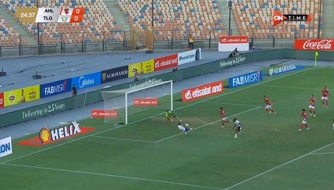 تصدي مصطفي شوبير الرائع علي مرتين يحرم طلائع الجيش من هدف محقق امام الاهلي