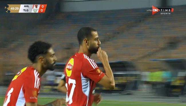 هدف عمرو السولية في مرمي طلائع الجيش بالدوري المصري