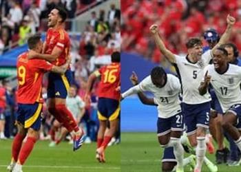 موعد مباراة إسبانيا وإنجلترا في نهائي يورو 2024