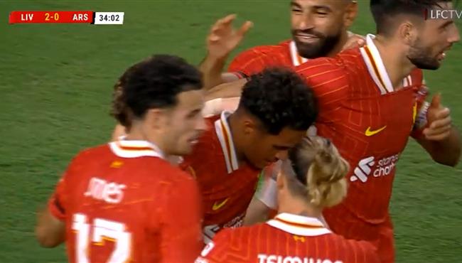 هدف ليفربول الثاني في مرمي ارسنال اسيست رائع من أليوت