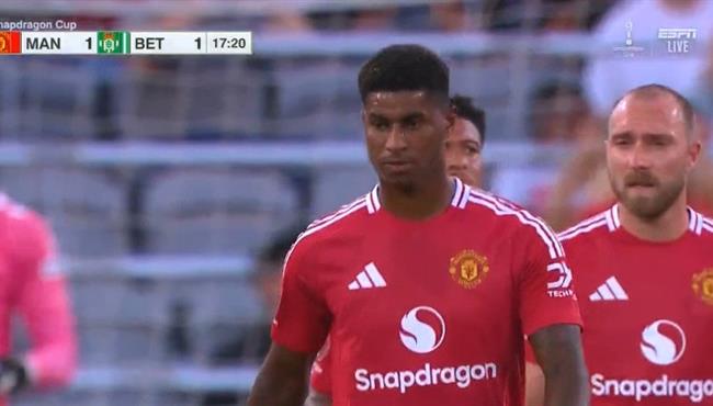 هدف راشفورد في مرمي ريال بيتيس