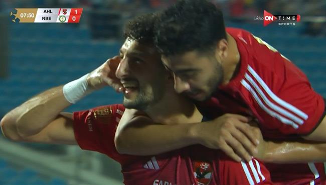 هدف وسام ابو علي الرائع في مرمي البنك الاهلي بالدوري المصري