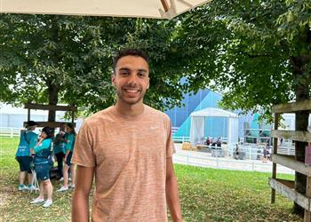 رغم تأهله لنهائي الخماسي الحديث مهند شعبان لست راضي ا عن أدائي