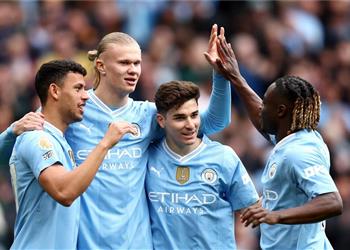 تشكيل مباراة مانشستر سيتي ومانشستر يونايتد في نهائي كأس الدرع الخيرية هالاند وراشفورد يقودان الهجوم