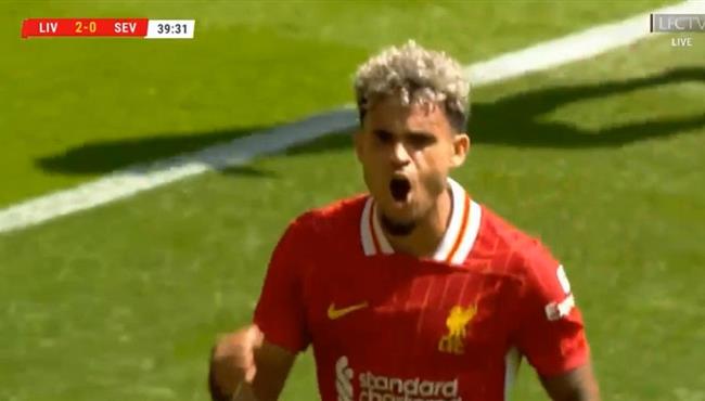 هدف لويس دياز الاول في مرمي اشبيلية