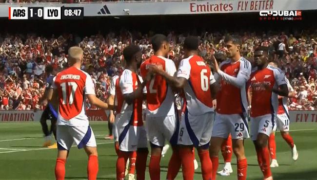 اهداف مباراة ارسنال وليون 2 0 كأس استاد الامارات