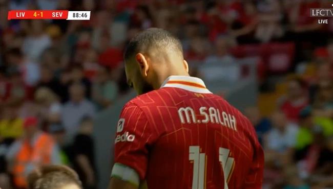 حارس اشبيلية يحرم محمد صلاح من تسجيل هدف لليفربول