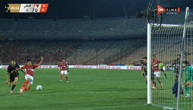 محمد عبدالله يهدر فرصة هدف امام زد بالدوري المصري