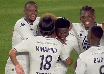 فيديو خلال 6 دقائق موناكو يتقدم بهدفين على برشلونة في كأس خوان جامبر