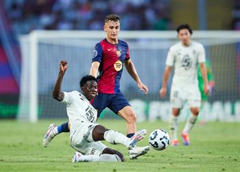 فيديو برشلونة يسقط بثلاثية أمام موناكو في كأس خوان جامبر قبل انطلاق الدوري الإسباني