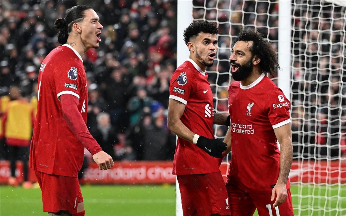 محمد صلاح ولويس دياز وداروين نونيز