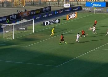 فيديو بكعب رائع كريم طارق يسجل هدف طلائع الجيش الثاني أمام الزمالك