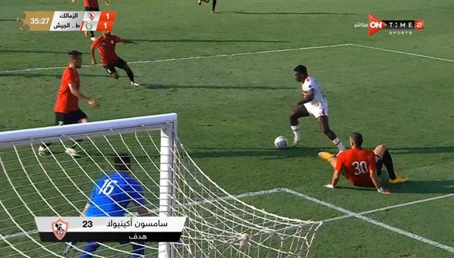 هدف سامسون أكينيولا الرائع في مرمي طلائع الجيش بالدوري المصري