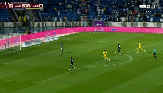 ساديو ماني يهدر انفراد تام في مباراة النصر والتعاون