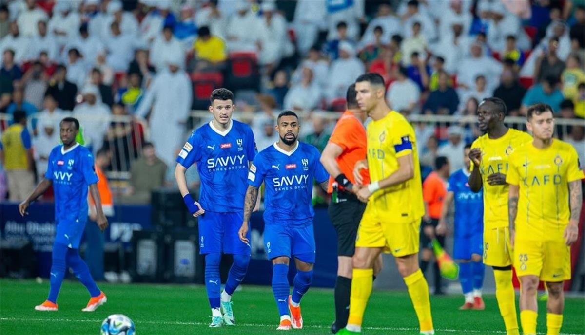 مباراة الهلال والنصر في السوبر السعودي