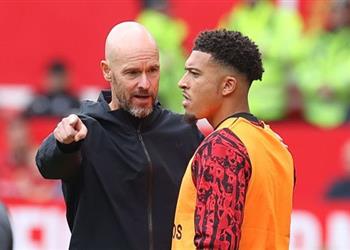 تين هاج يوضح سبب غياب سانشو عن مباراة مانشستر يونايتد وفولهام