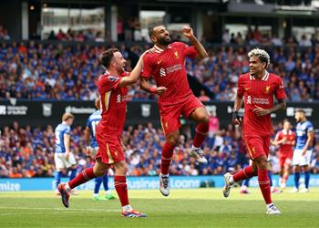 بعد هدفه أمام إيبسويتش محمد صلاح يحقق رقم ا أسطوري ا لم يصل له أحد في تاريخ الدوري الانجليزي