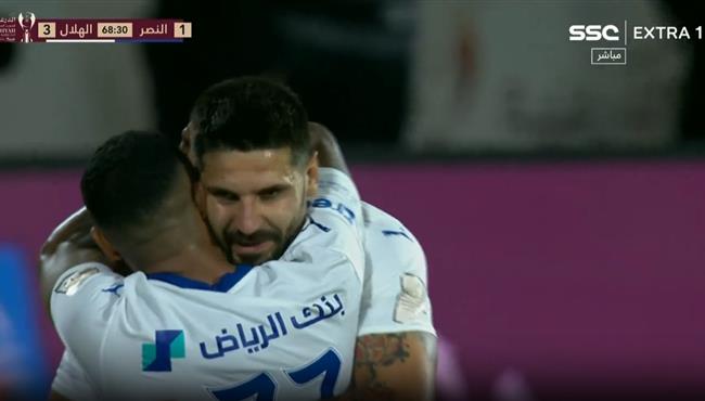 هدف ميتروفيتش الثاني في مرمي النصر بنهائي السوبر السعودي